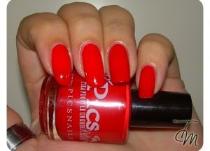 smalto pics nail rosso