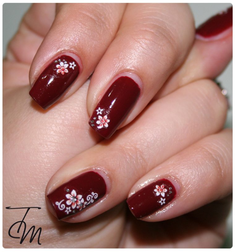 ongles fleuri im suzi and im a chocoholic terza entry opi blog contest