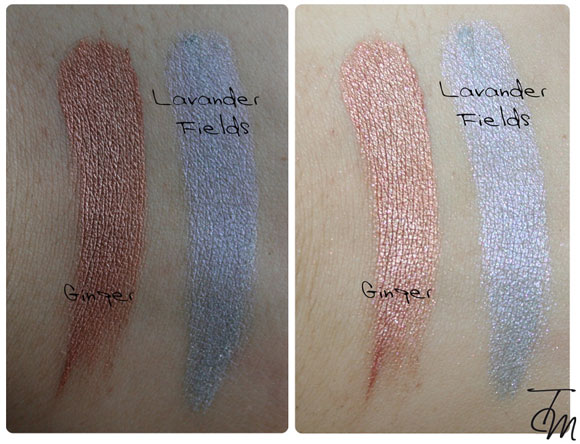 swatches-ombretti-lavander-fields-e-ginger-neve-makeup-collezione-flower-power
