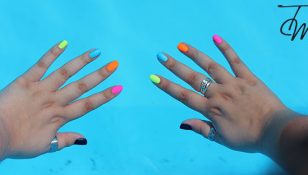 nail art fluo