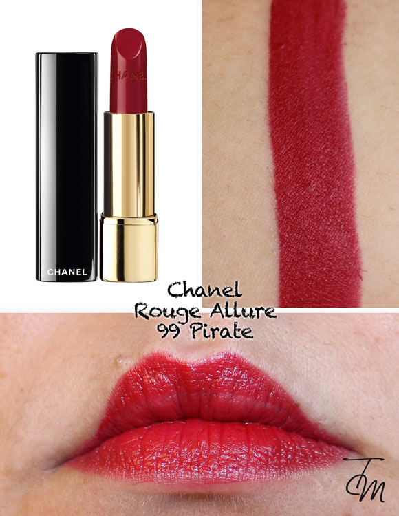 Chanel Rouge Allure #88 Evanescente, #99 Pirate, #108 Determinèe