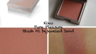 Kiko Pure Pleasure Blush  bejeweled Sand